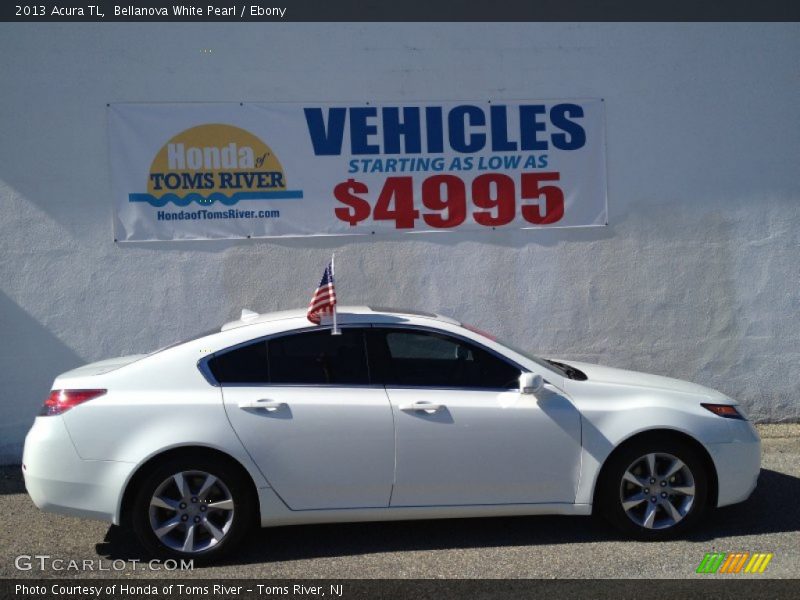 Bellanova White Pearl / Ebony 2013 Acura TL