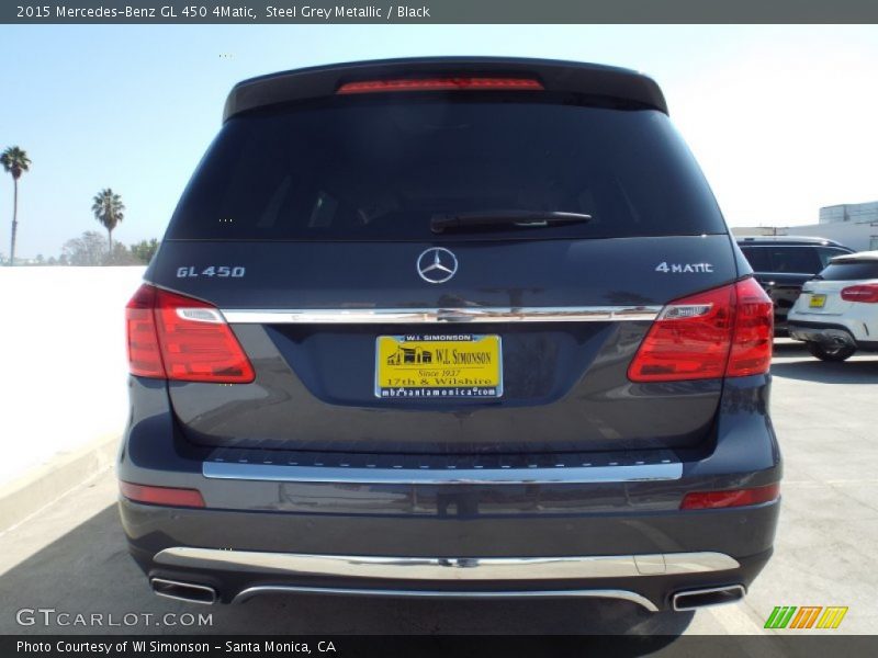 Steel Grey Metallic / Black 2015 Mercedes-Benz GL 450 4Matic