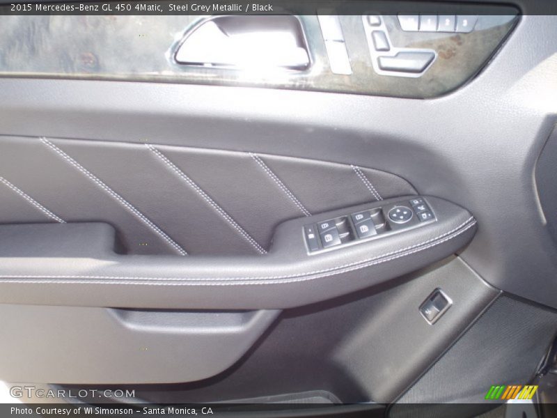 Steel Grey Metallic / Black 2015 Mercedes-Benz GL 450 4Matic
