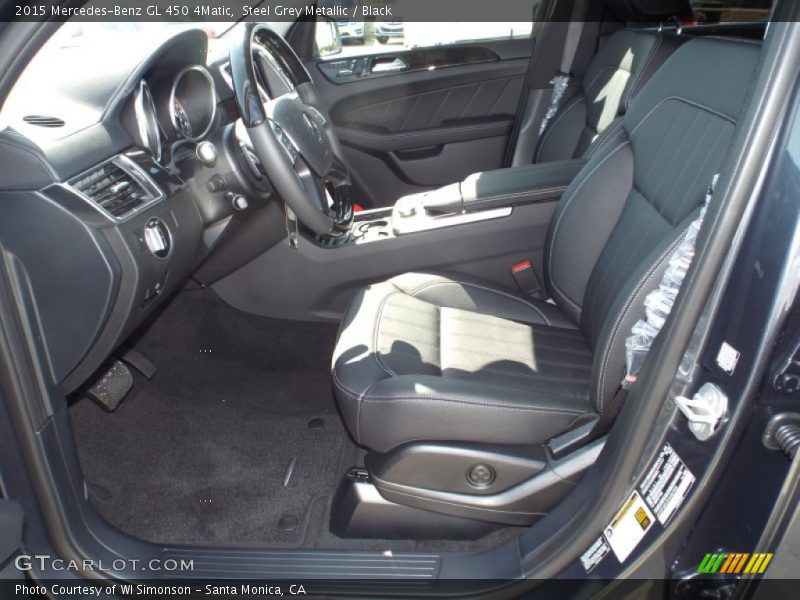 Steel Grey Metallic / Black 2015 Mercedes-Benz GL 450 4Matic