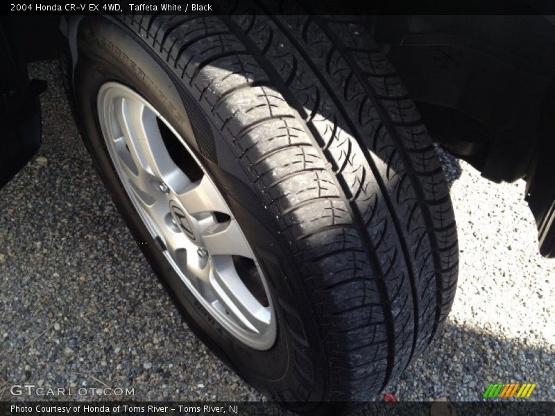 Taffeta White / Black 2004 Honda CR-V EX 4WD