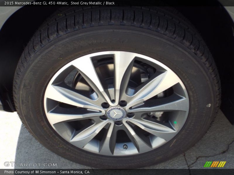 Steel Grey Metallic / Black 2015 Mercedes-Benz GL 450 4Matic