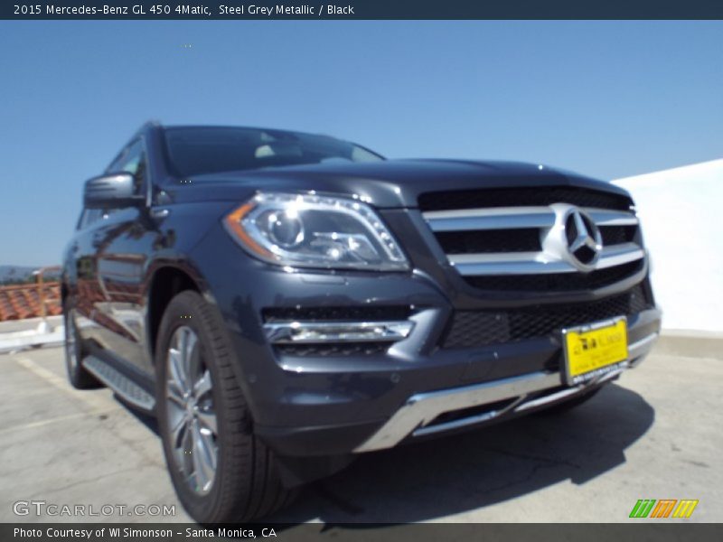 Steel Grey Metallic / Black 2015 Mercedes-Benz GL 450 4Matic