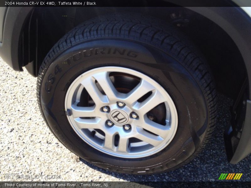 Taffeta White / Black 2004 Honda CR-V EX 4WD