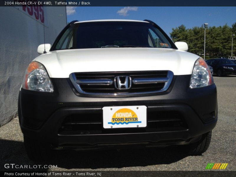 Taffeta White / Black 2004 Honda CR-V EX 4WD