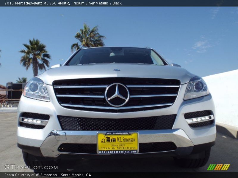 Iridium Silver Metallic / Black 2015 Mercedes-Benz ML 350 4Matic