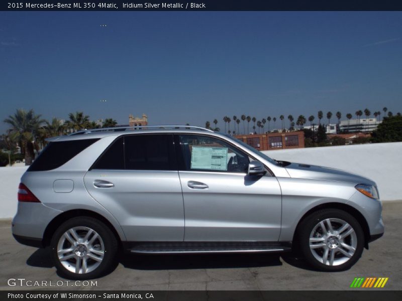 Iridium Silver Metallic / Black 2015 Mercedes-Benz ML 350 4Matic