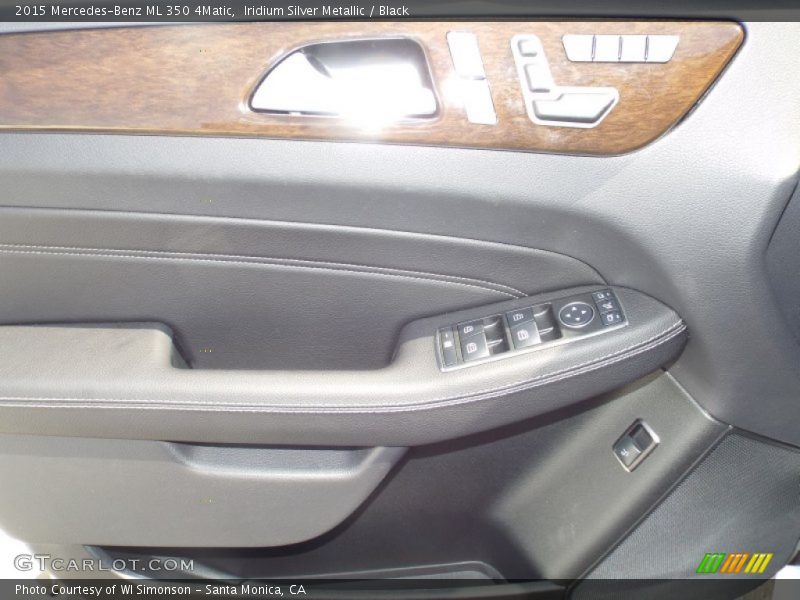 Iridium Silver Metallic / Black 2015 Mercedes-Benz ML 350 4Matic