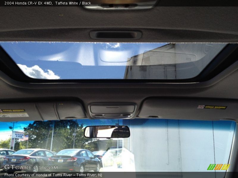 Taffeta White / Black 2004 Honda CR-V EX 4WD