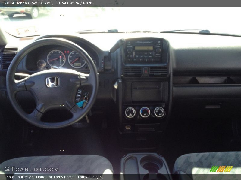 Taffeta White / Black 2004 Honda CR-V EX 4WD