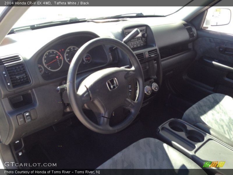 Taffeta White / Black 2004 Honda CR-V EX 4WD
