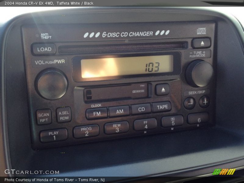 Taffeta White / Black 2004 Honda CR-V EX 4WD
