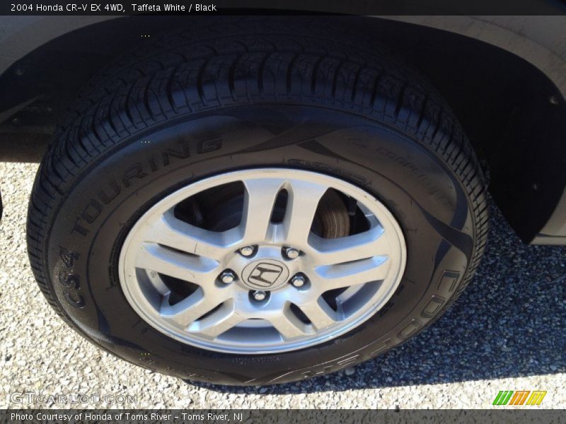 Taffeta White / Black 2004 Honda CR-V EX 4WD