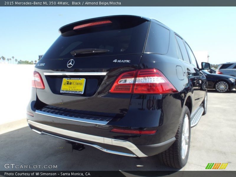 Black / Almond Beige/Mocha 2015 Mercedes-Benz ML 350 4Matic