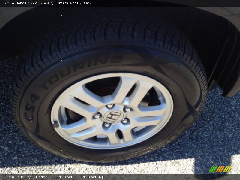 Taffeta White / Black 2004 Honda CR-V EX 4WD