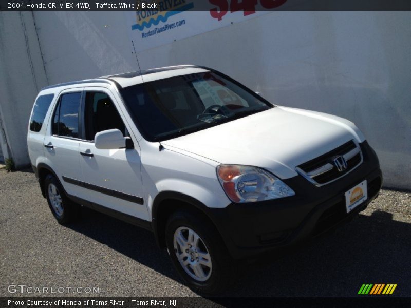Taffeta White / Black 2004 Honda CR-V EX 4WD