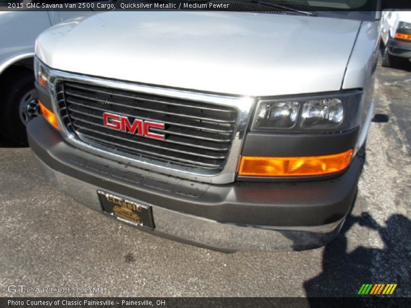 Quicksilver Metallic / Medium Pewter 2015 GMC Savana Van 2500 Cargo