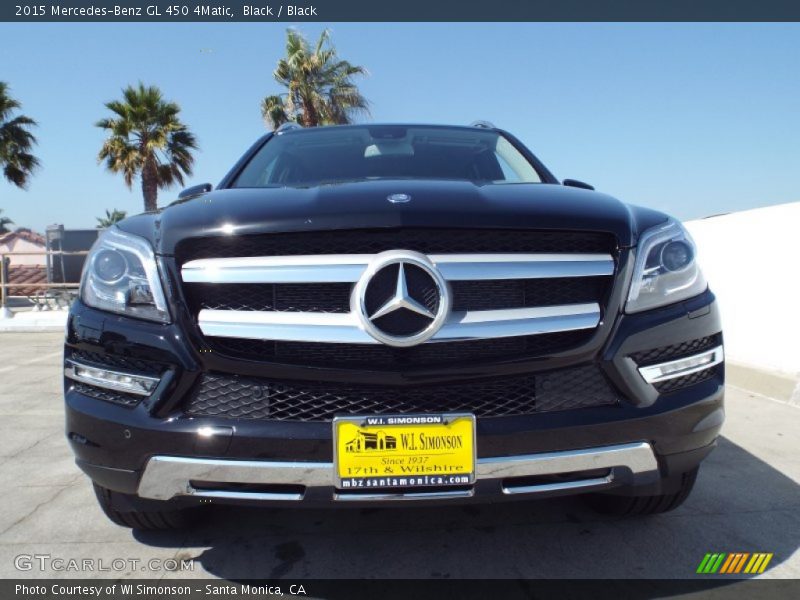 Black / Black 2015 Mercedes-Benz GL 450 4Matic