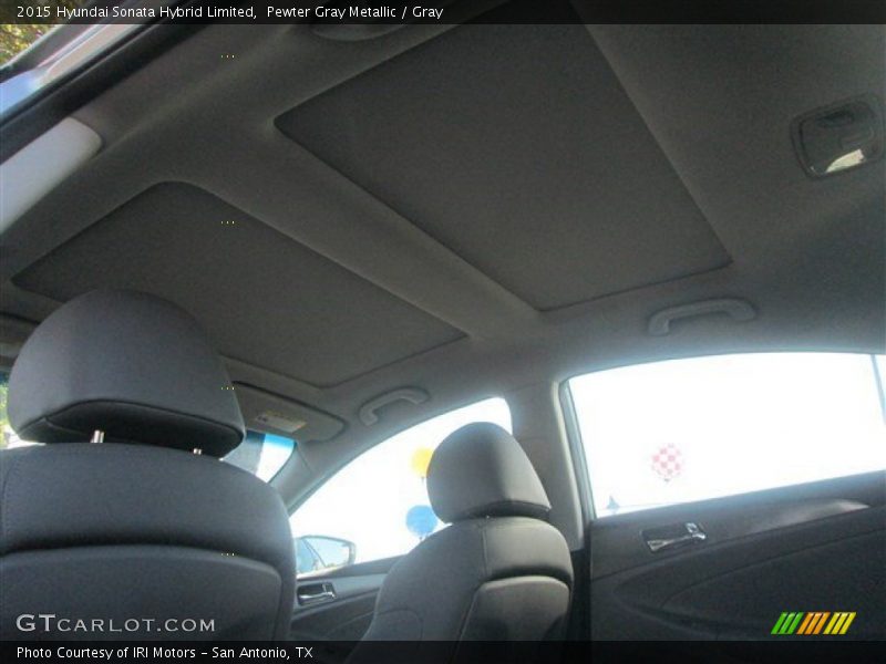 Pewter Gray Metallic / Gray 2015 Hyundai Sonata Hybrid Limited