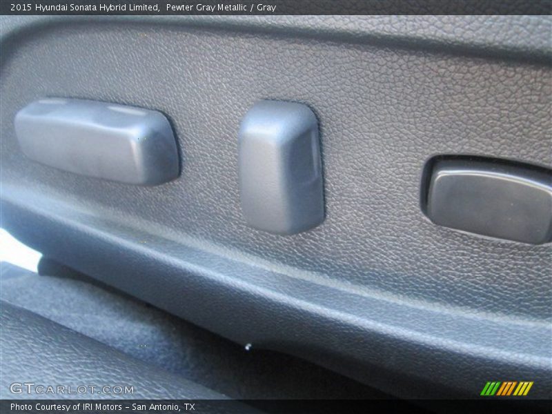 Pewter Gray Metallic / Gray 2015 Hyundai Sonata Hybrid Limited