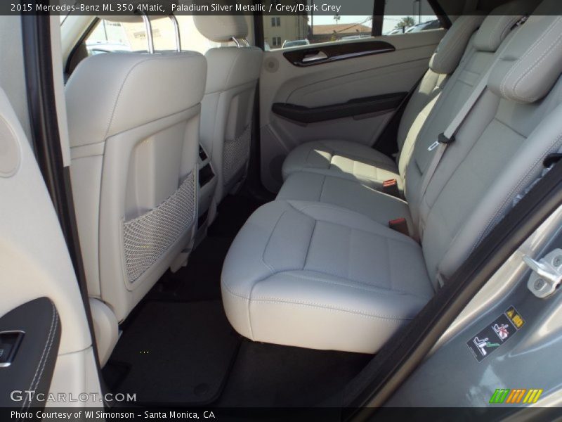 Paladium Silver Metallic / Grey/Dark Grey 2015 Mercedes-Benz ML 350 4Matic
