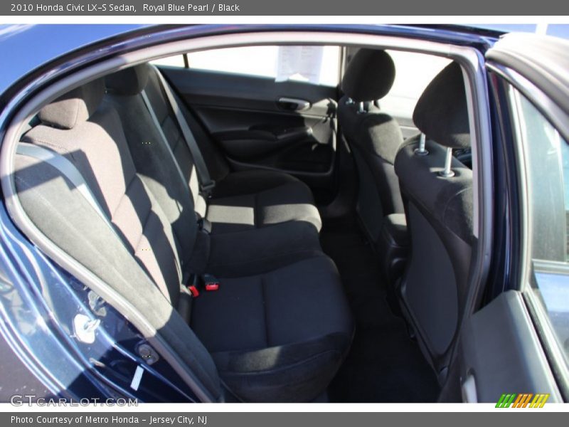 Royal Blue Pearl / Black 2010 Honda Civic LX-S Sedan