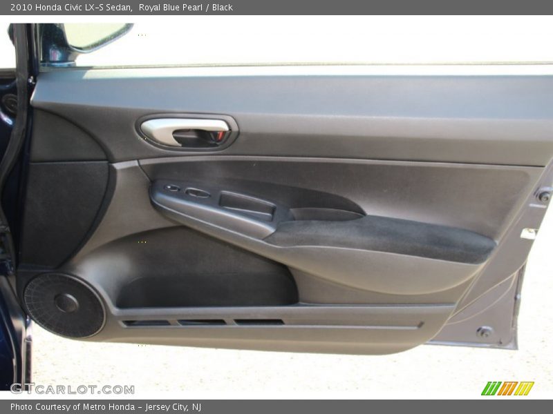 Royal Blue Pearl / Black 2010 Honda Civic LX-S Sedan
