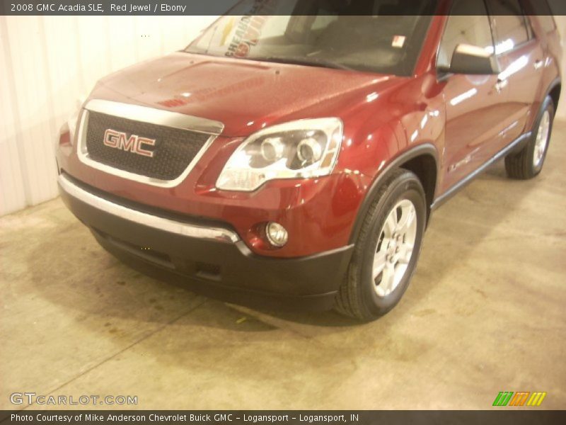 Red Jewel / Ebony 2008 GMC Acadia SLE