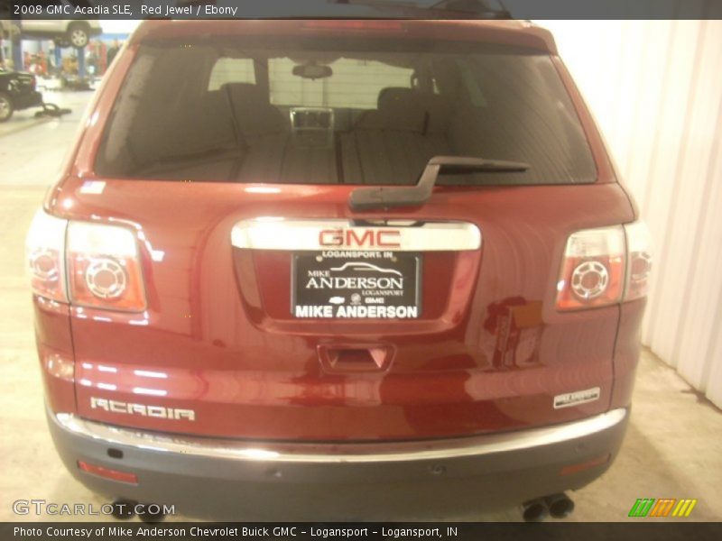 Red Jewel / Ebony 2008 GMC Acadia SLE