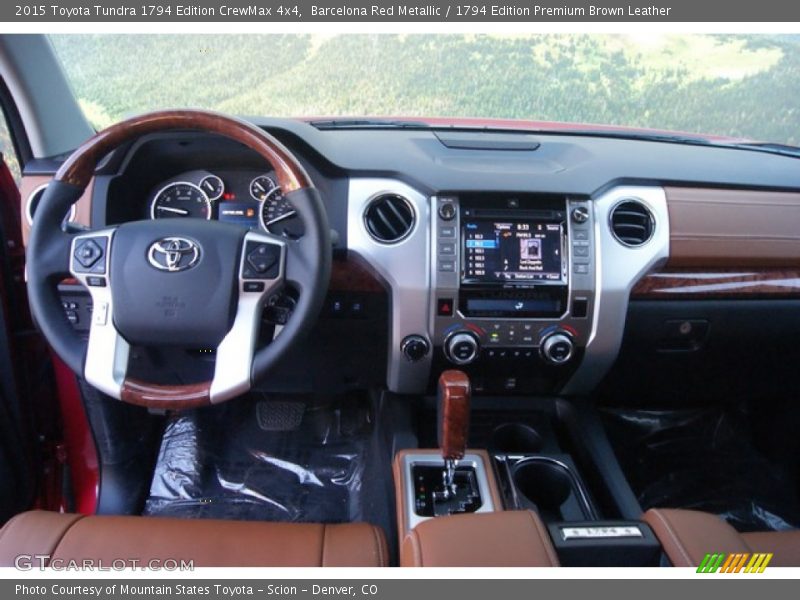 Dashboard of 2015 Tundra 1794 Edition CrewMax 4x4