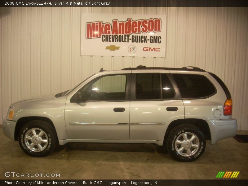 Silver Mist Metallic / Light Gray 2008 GMC Envoy SLE 4x4