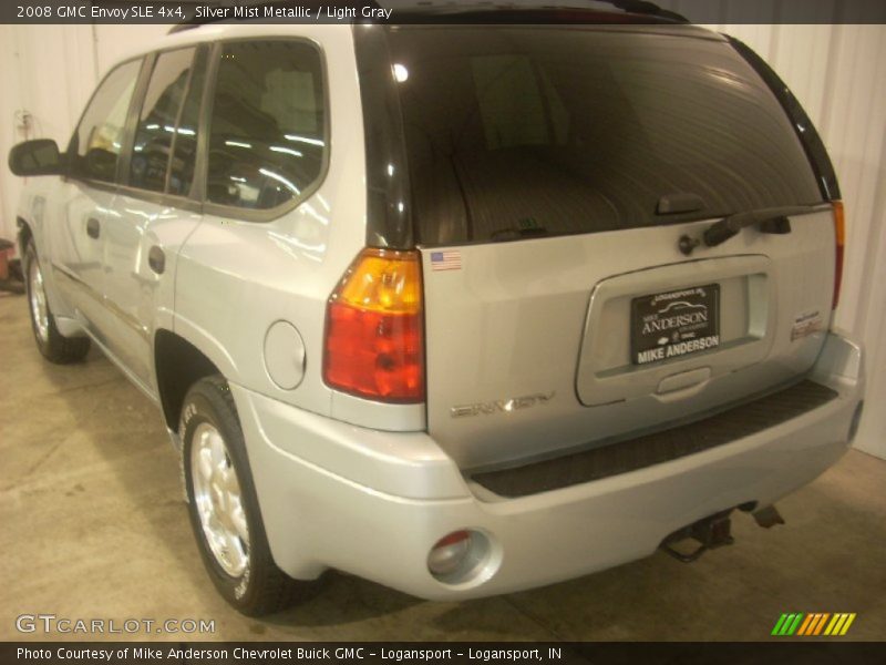 Silver Mist Metallic / Light Gray 2008 GMC Envoy SLE 4x4