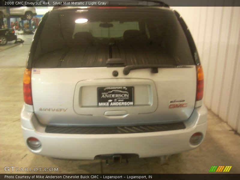 Silver Mist Metallic / Light Gray 2008 GMC Envoy SLE 4x4