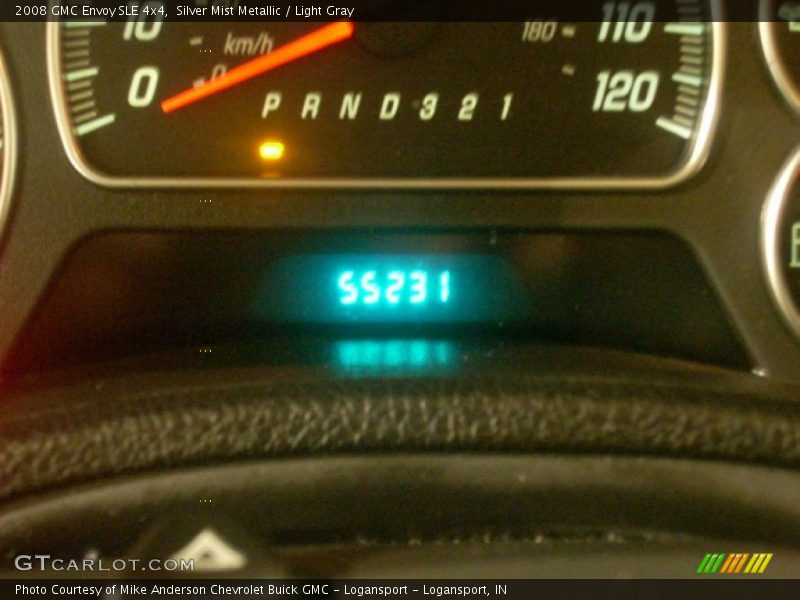 Silver Mist Metallic / Light Gray 2008 GMC Envoy SLE 4x4
