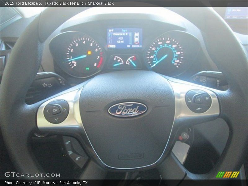 Tuxedo Black Metallic / Charcoal Black 2015 Ford Escape S