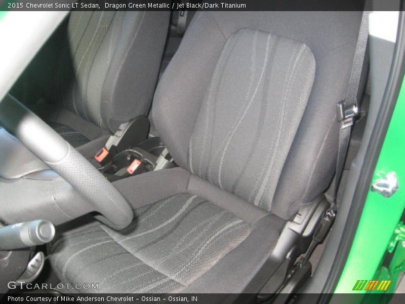 Dragon Green Metallic / Jet Black/Dark Titanium 2015 Chevrolet Sonic LT Sedan