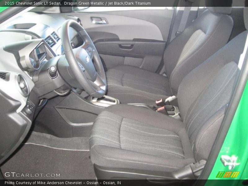 Dragon Green Metallic / Jet Black/Dark Titanium 2015 Chevrolet Sonic LT Sedan