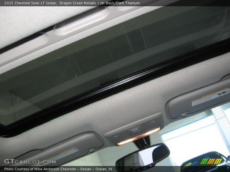 Dragon Green Metallic / Jet Black/Dark Titanium 2015 Chevrolet Sonic LT Sedan