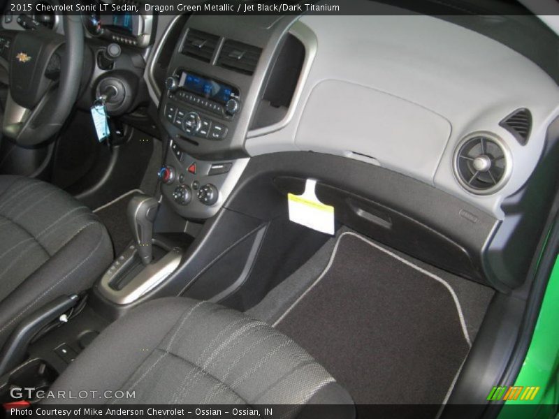 Dragon Green Metallic / Jet Black/Dark Titanium 2015 Chevrolet Sonic LT Sedan