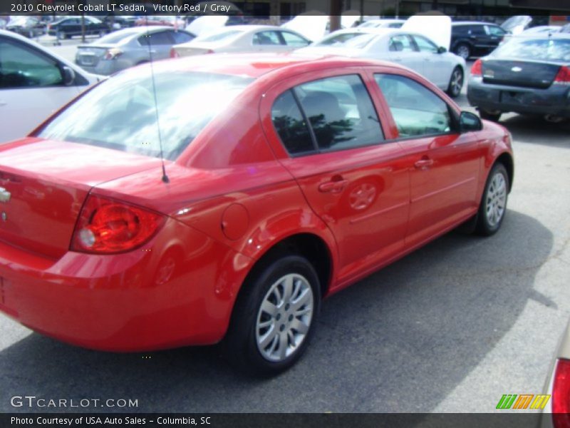 Victory Red / Gray 2010 Chevrolet Cobalt LT Sedan
