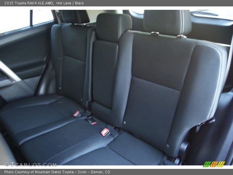 Hot Lava / Black 2015 Toyota RAV4 XLE AWD