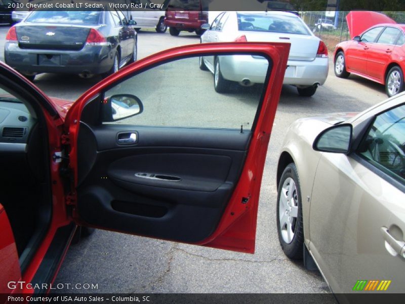 Victory Red / Gray 2010 Chevrolet Cobalt LT Sedan