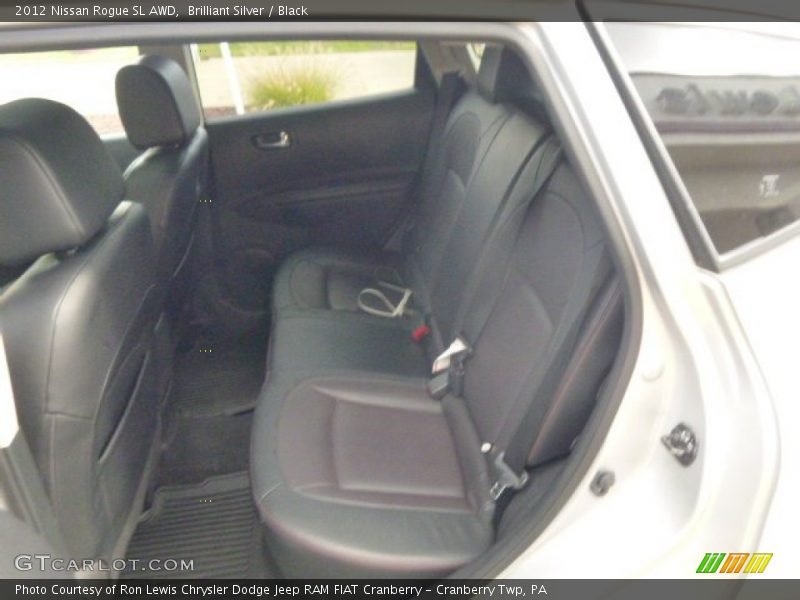 Brilliant Silver / Black 2012 Nissan Rogue SL AWD