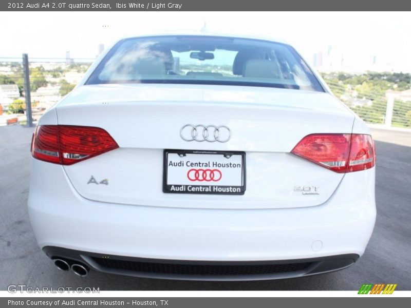 Ibis White / Light Gray 2012 Audi A4 2.0T quattro Sedan