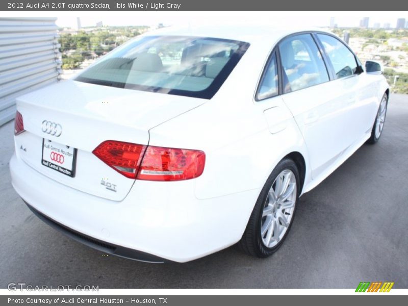 Ibis White / Light Gray 2012 Audi A4 2.0T quattro Sedan