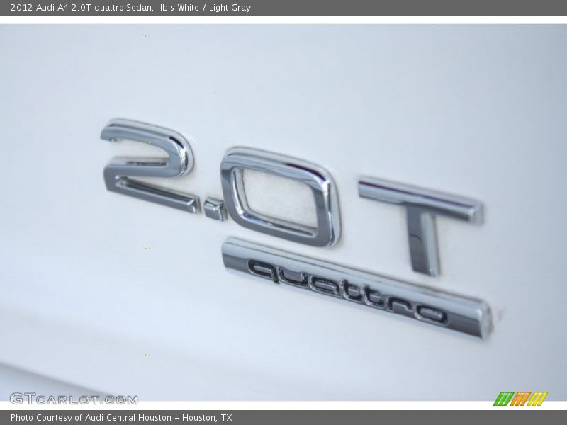 Ibis White / Light Gray 2012 Audi A4 2.0T quattro Sedan