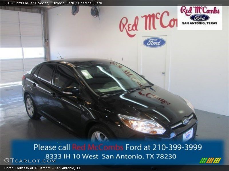 Tuxedo Black / Charcoal Black 2014 Ford Focus SE Sedan