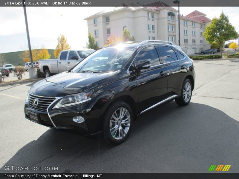 Obsidian Black / Black 2014 Lexus RX 350 AWD