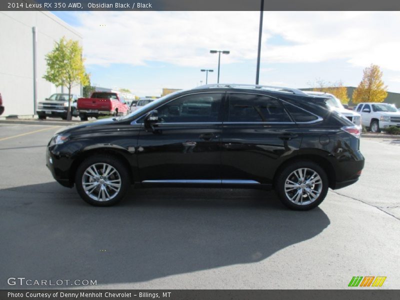 Obsidian Black / Black 2014 Lexus RX 350 AWD
