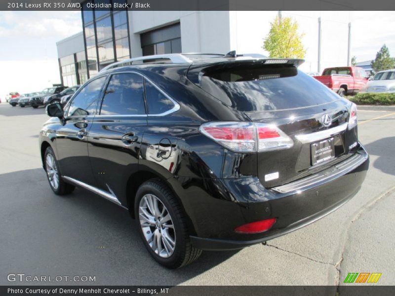 Obsidian Black / Black 2014 Lexus RX 350 AWD